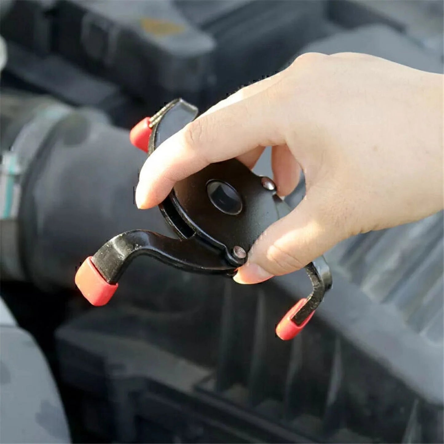 Universal 3 - Jaw Oil Filter Wrench - Durable Carbon Steel Tool - Jotpicks