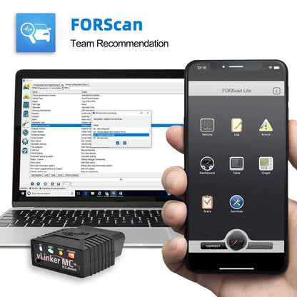 Vgate vLinker MC+ OBD2 Scanner ELM327 Bluetooth 2025
