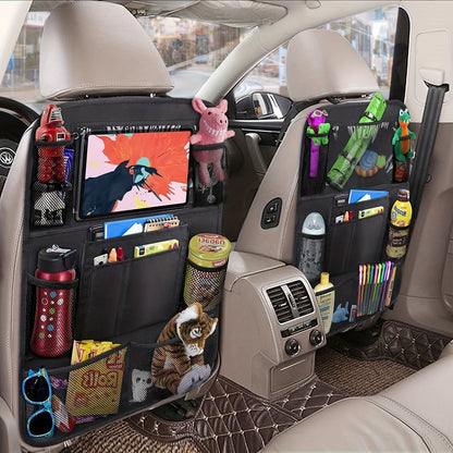 Car Backseat Organizer with Tablet Holder & Storage Pockets - Jotpicks