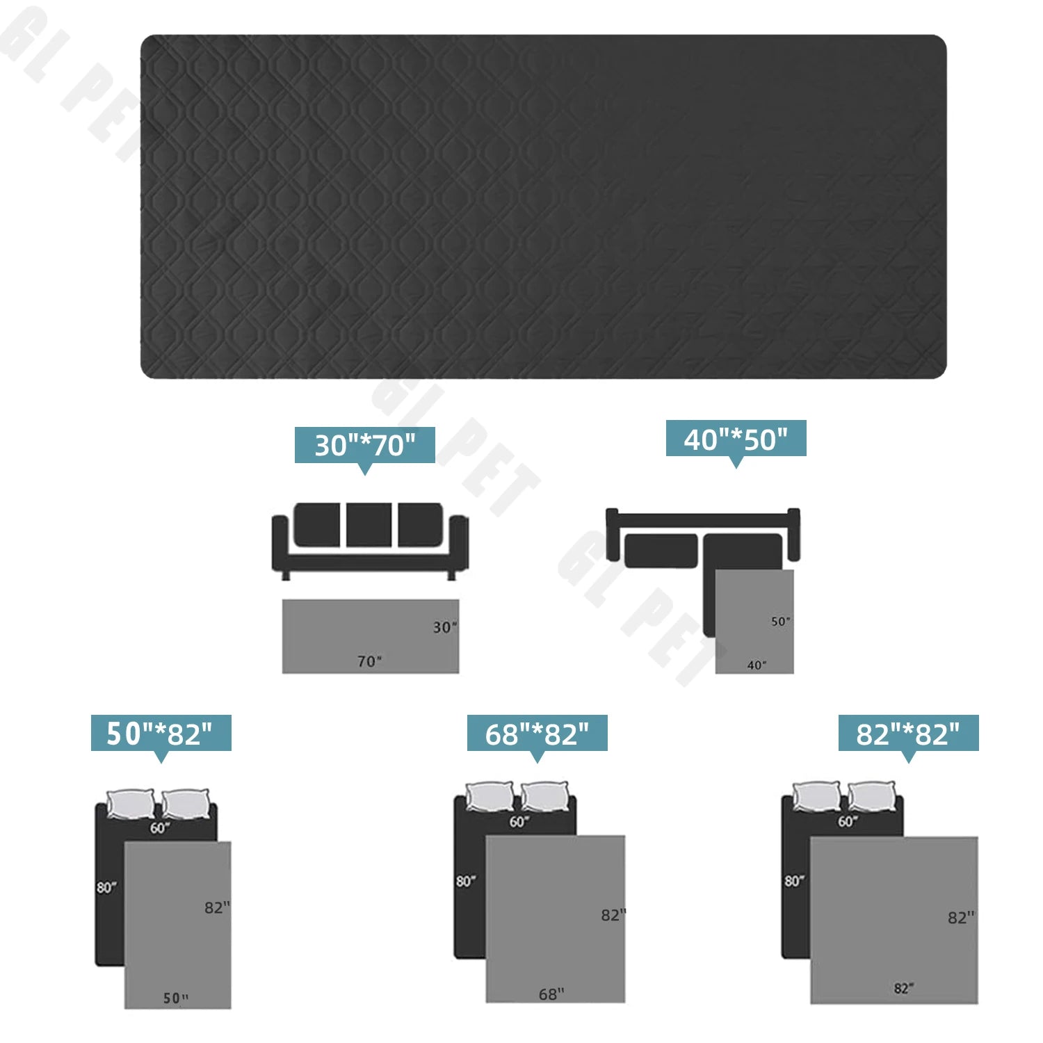 Durable Pet Blanket Sofa Cover - Waterproof & Washable - Jotpicks