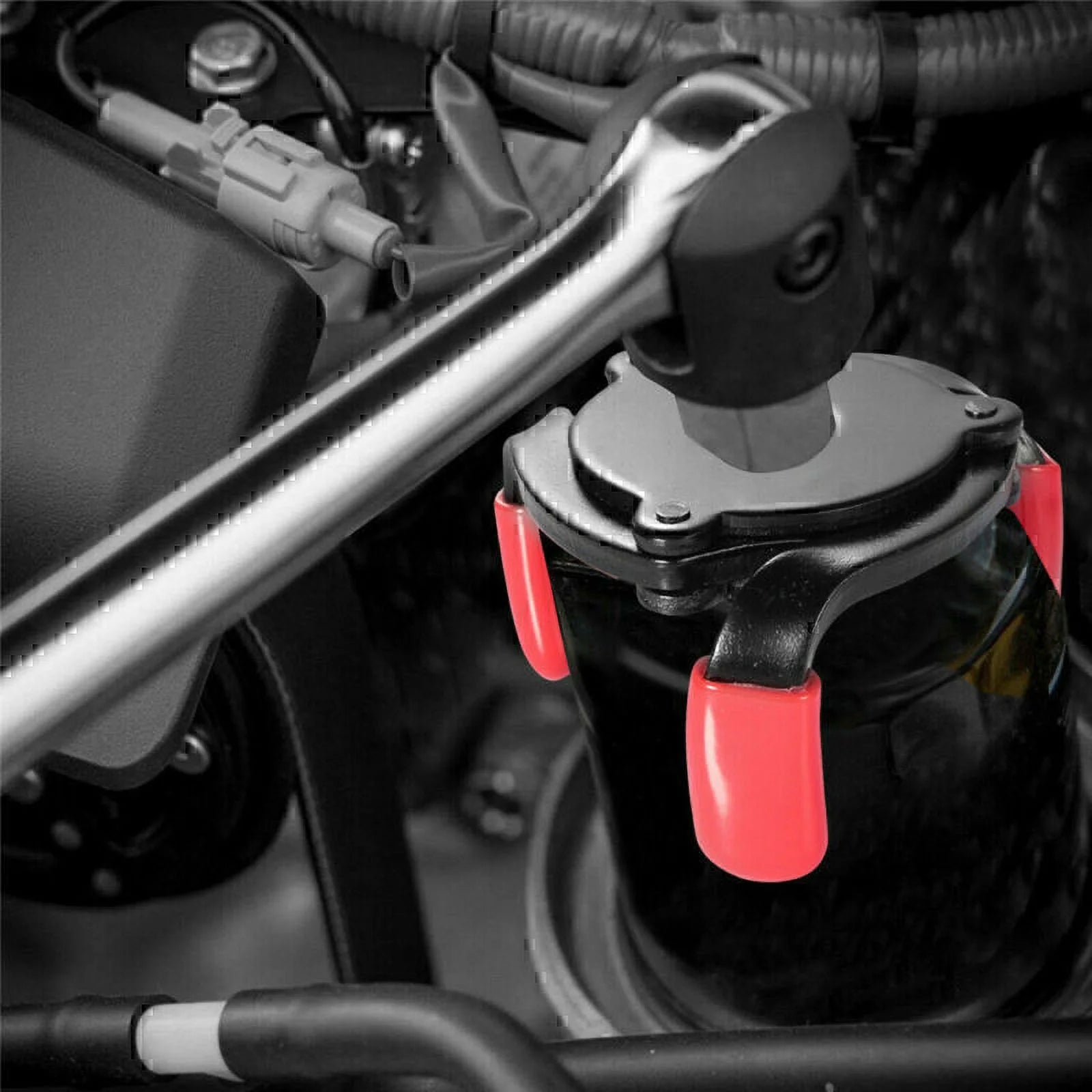 Universal 3 - Jaw Oil Filter Wrench - Durable Carbon Steel Tool - Jotpicks